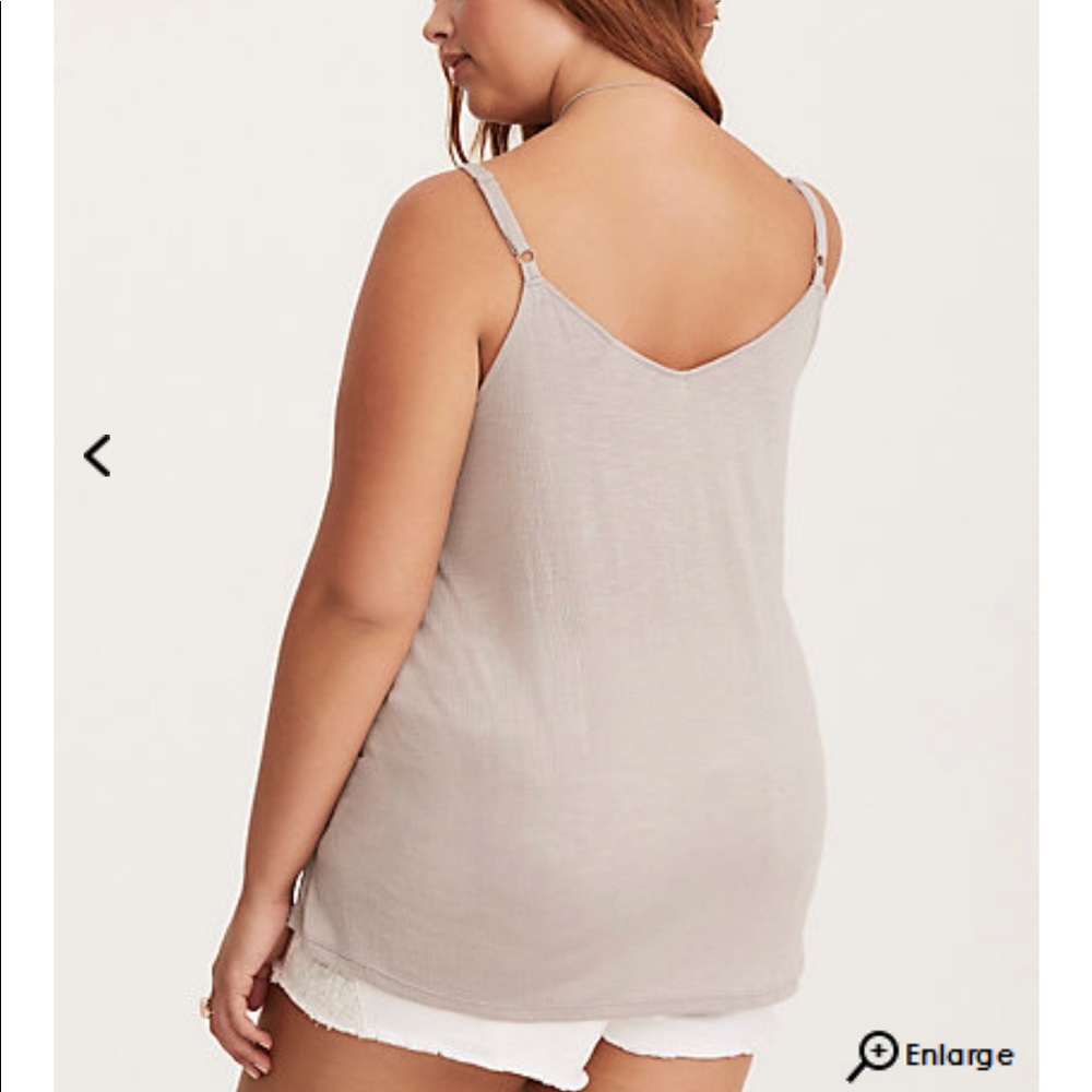 Torrid Embroidered Knit Swing Cami - Picture 3 of 5